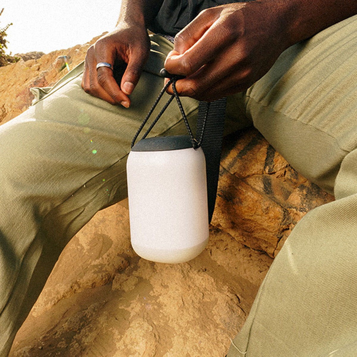 Boulder™ Lantern + 13400 mAh Wireless Powerbank,, large